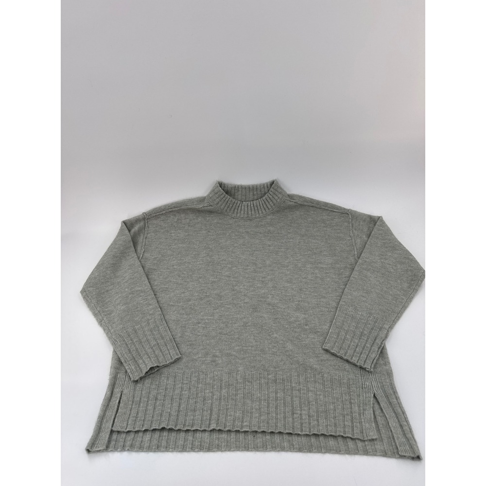 Jessica Simpson Mock Neck Ribbed Knit Sweater Light Green Women's Size M NWT